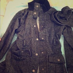 Charlotte Russe Grey Peacoat